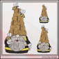 Gnome Machine Embroidery Design, Beehive and Bees Garden Gnome Pattern, 6 Sizes (2965)