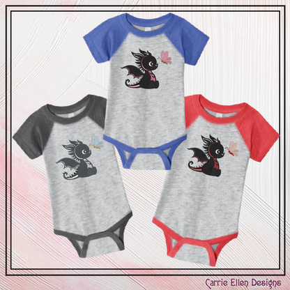 Cute Baby Dragon Machine Embroidery Design | Fantasy Dragon Stitch File | Kawaii Dragon Embroidery Pattern | Magical Creature Design, 6 Sizes, (2971)