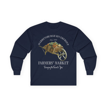 Warrensburgh Riverfront Farmers Market Unisex Long Sleeve Tee (P-6011)