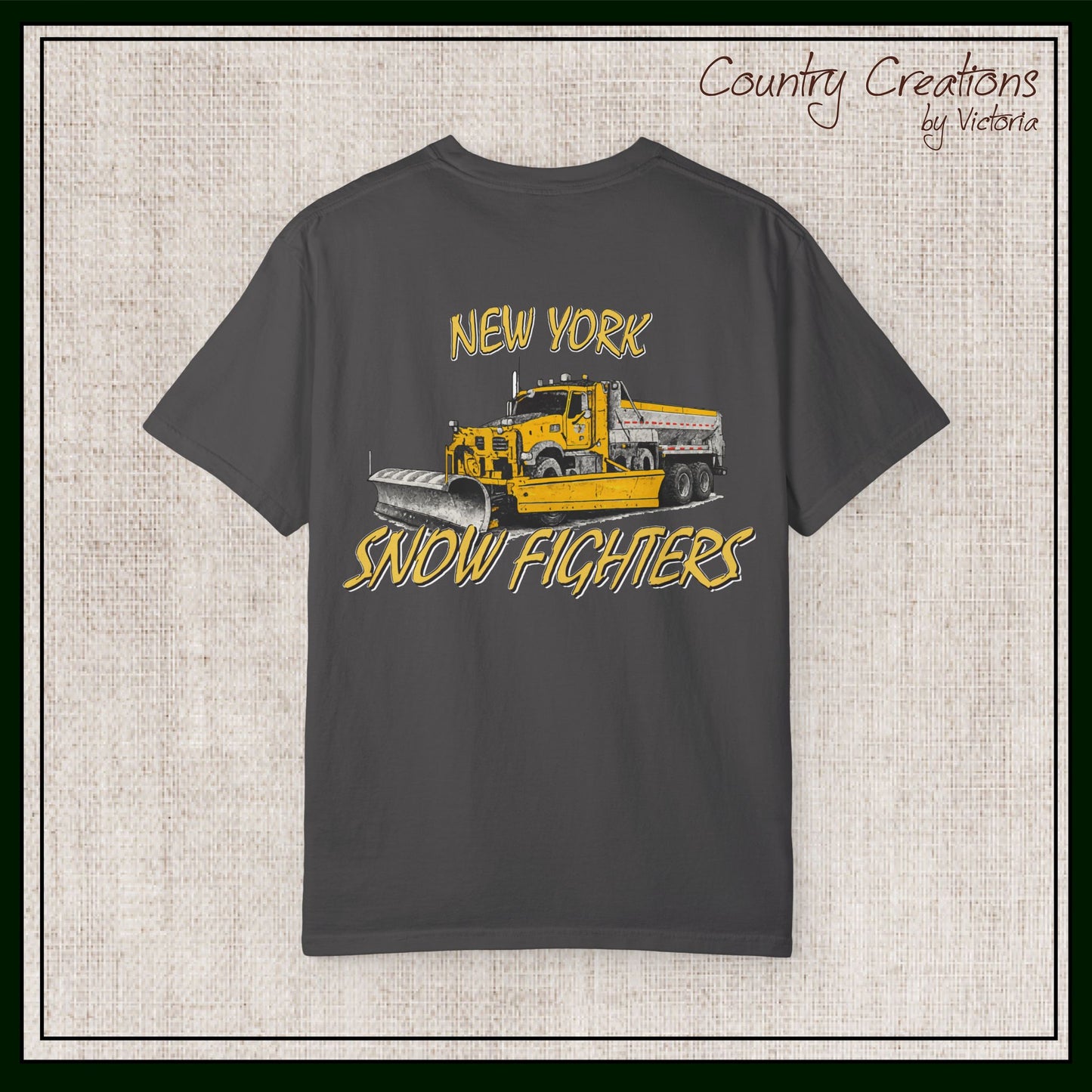 New York Snow Fighters Short Sleeve Comfort Colors® T-Shirt (3963)