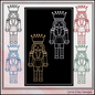 Classic Nutcracker Line Art Machine Embroidery Design | Christmas Soldier Pattern, 6 Sizes (3084)