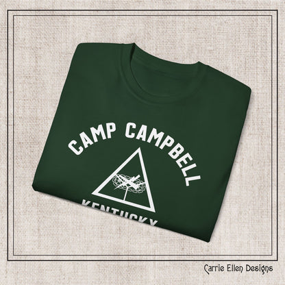 Camp Campbell Kentucky Short Sleeve Tee – Vintage WWII U.S. Army Reproduction T-Shirt, Military Pride Tee, Veteran Gift (P-6057)