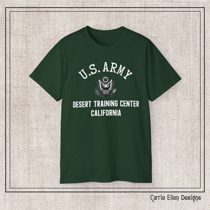 US Army Desert Training Center Short Sleeve Tee – Vintage WWII U.S. Army Reproduction T-Shirt (P-6045)