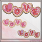 Love Machine Embroidery Design, Valentines Day Holiday Cookie Pattern, Romantic Desert Décor, 6 Sizes (3184)
