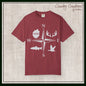 Adirondack Adventurers Compass Comfort Colors Short Sleeve Unisex T-Shirt - ADK Hunters Compass (P6027)