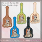 Bingo ITH Key Fob Machine Embroidery Design | Cartoon Character Keytag | Fan Favorite In-The-Hoop Project (3254)