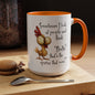 Funny Sarcastic Quote Mug | “That’s the Sperm That Won?” Colored Accent Coffee Mug 11oz & 15oz (3818)