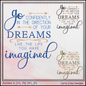 Go Confidently in the Direction of Your Dreams SVG / Vector Design – Inspirational Motivational Quote – Digital Download (3346)