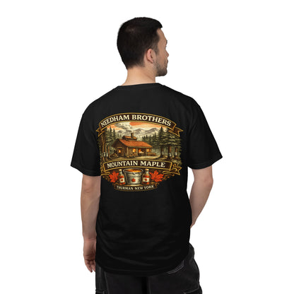 Needham Brothers Mountain Maple Short Sleeve T-Shirt, Comfort Colors Pigment Dyed Tee(3891)
