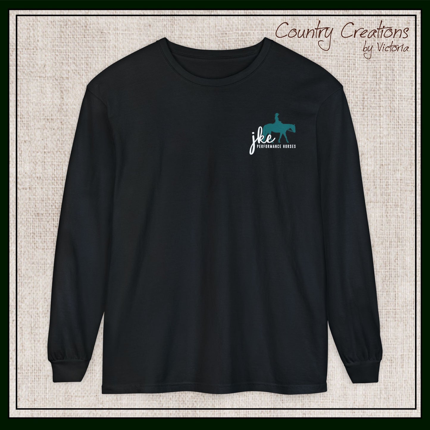 JKE Performance Horses Long Sleeve Comfort Colors® T-Shirt (3968)