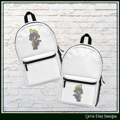MLP Spike Machine Embroidery Design | My Little Pony Inspired Dragon Character, 6 Sizes (3572)
