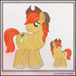 MLP Bright Mac Machine Embroidery Design | My Little Pony Inspired Classic Character, 6 Sizes (3576)