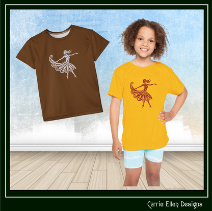 Artistic Dancer Silhouette Machine Embroidery Design | Elegant Dancer Pattern, 6 Sizes (3594)
