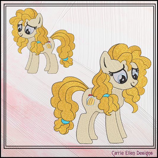 MLP Pear Butter Machine Embroidery Design | My Little Pony Inspired Classic Character 6 Sizes (3665)