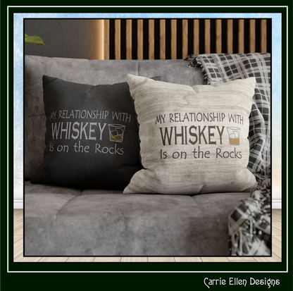 Whiskey Machine Embroidery Design Sayings | Funny Alcohol Quote Patterns, 6 Sizes (3674)