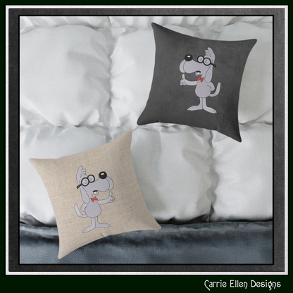 Cartoon Dog Machine Embroidery Design | Mr. Peabody Inspired Character Pattern, 6 Sizes (3675)