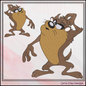 Tasmanian Devil Confused Cartoon Character  – Fandom Machine Embroidery Design, 6 Sizes (3685)