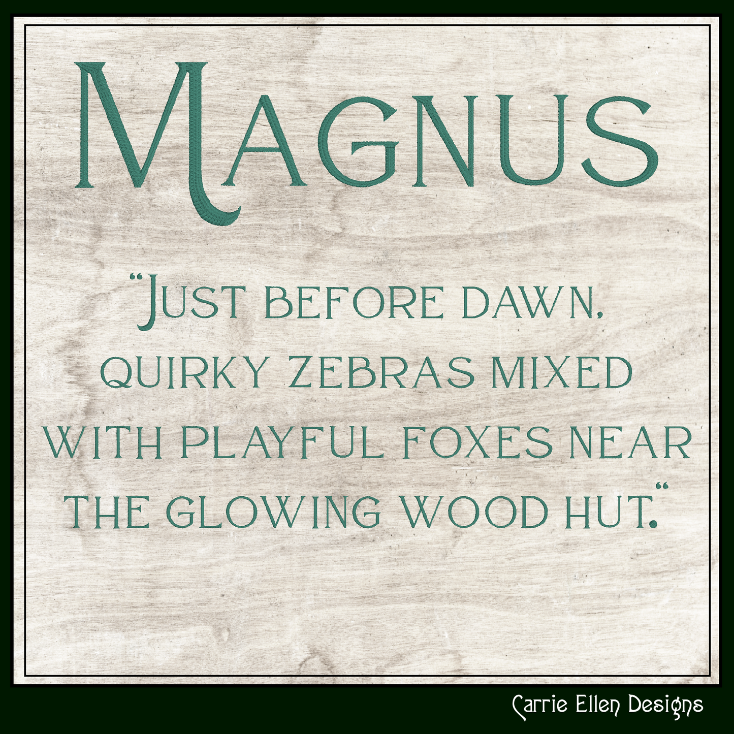 Magnus BX Fonts and Lettering Stitch Files, Classic Serif Block Alphabet Machine Embroidery (3705)