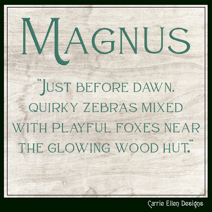 Magnus BX Fonts and Lettering Stitch Files, Classic Serif Block Alphabet Machine Embroidery (3705)