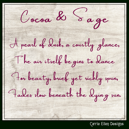 Cocoa and Sage BX Fonts and Lettering Stitch Files, Handwritten Script Alphabet Machine Embroidery (3739)