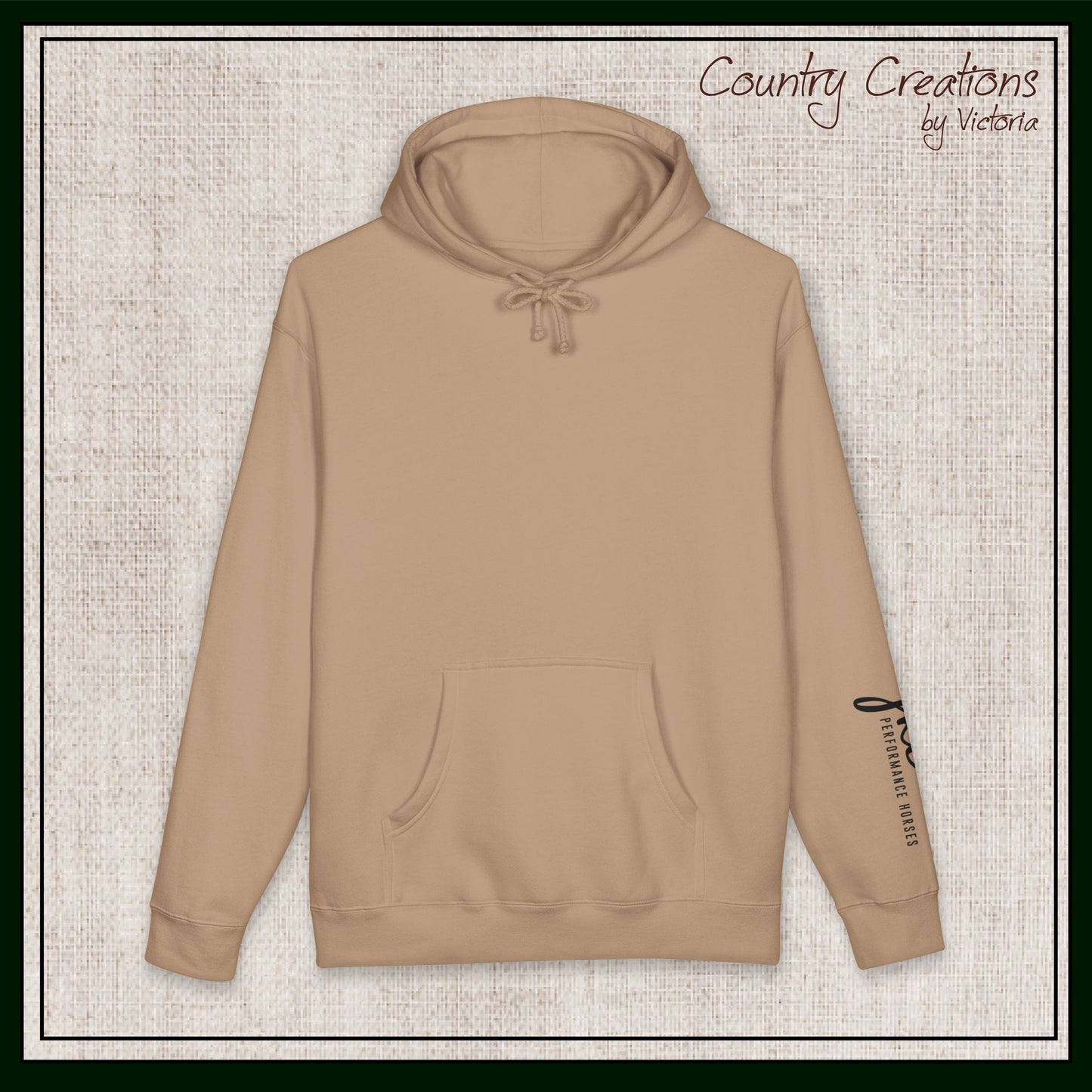 JKE Performance Horses Fleece Lined Heavy-Weight Hoodie (3972)