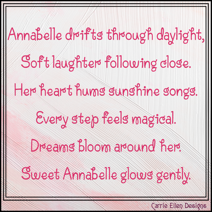 Annabelle BX Fonts and Lettering Stitch Files, Casual Handwritten Block Alphabet Machine Embroidery (3771)