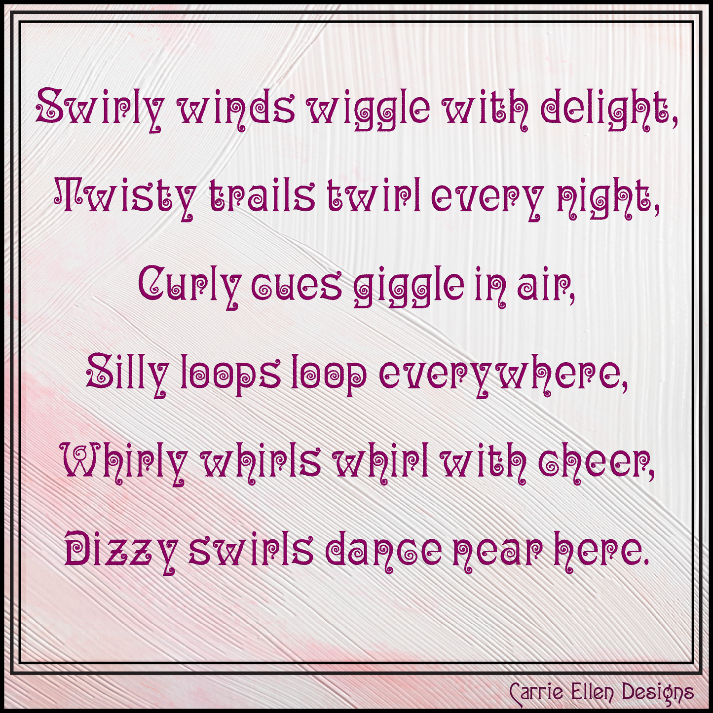 Ringlets Decorative Serif BX Fonts and Lettering Stitch Files, Alphabet Machine Embroidery (3781)