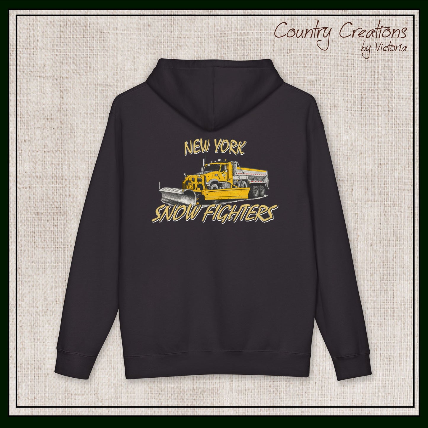 New York Snow Fighters Independent Trading Company Heavy-Weight Hoodie (3964)