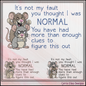 It’s Not My Fault You Thought I Was Normal Machine Embroidery Design, Sarcastic Humor Saying, 6 Sizes (3851)