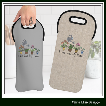 I Just Wet My Plants Machine Embroidery Design | Funny Gardening Humor (3918)