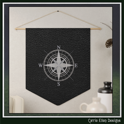 Compass Rose Machine Embroidery Design | Nautical Map Compass Stitch File, 6 Sizes (3993)
