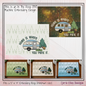 Camping Theme ITH Mug Rug Machine Embroidery Design | Home Is Where You Park In The Hoop Project (4011)