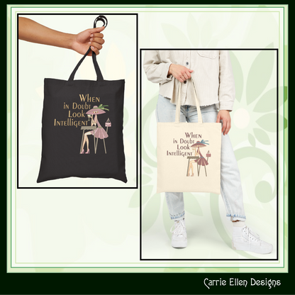 When in Doubt Look Intelligent Machine Embroidery Design | Sassy Adult Humor Stitch File, 6 Sizes (4014)