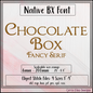 Chocolate Box Fancy Serif BX Font & Lettering Stitch Files | Native Embrilliance Machine Embroidery Font (4053)