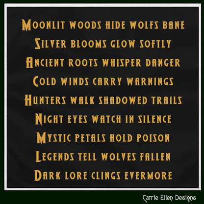 Wolf’s Bane Block Serif BX Font & Lettering Stitch Files | Native Embrilliance Machine Embroidery Font (4068)
