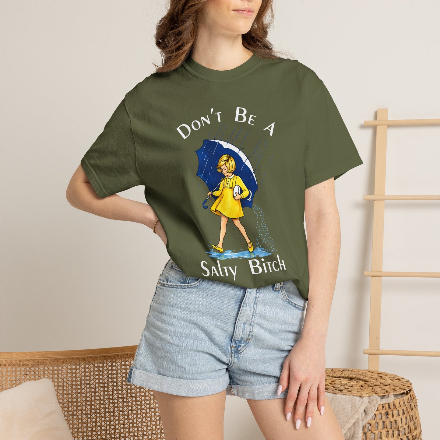 Don't Be a Salty Bitch Comfort Colors® T-Shirt Sarcastic Unisex Adult Tee (4256)