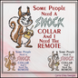 Some People Need a Shock Collar Machine Embroidery Design | Funny Squirrel Embroidery Pattern | Sarcastic Animal Stitch File, 6 Sizes (4168)