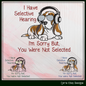 I Have Selective Hearing, You Were Not Selected Machine Embroidery Design | Sassy Dog Embroidery Saying File, 6 Sizes (4169)