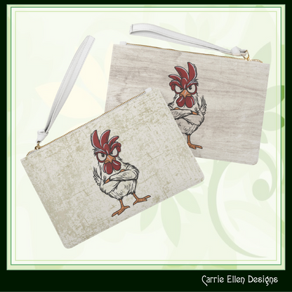 Angry Rooster Machine Embroidery Design | Farmhouse Rooster Stitch File | Country Farm Decor Design, 6 Sizes, (4176)