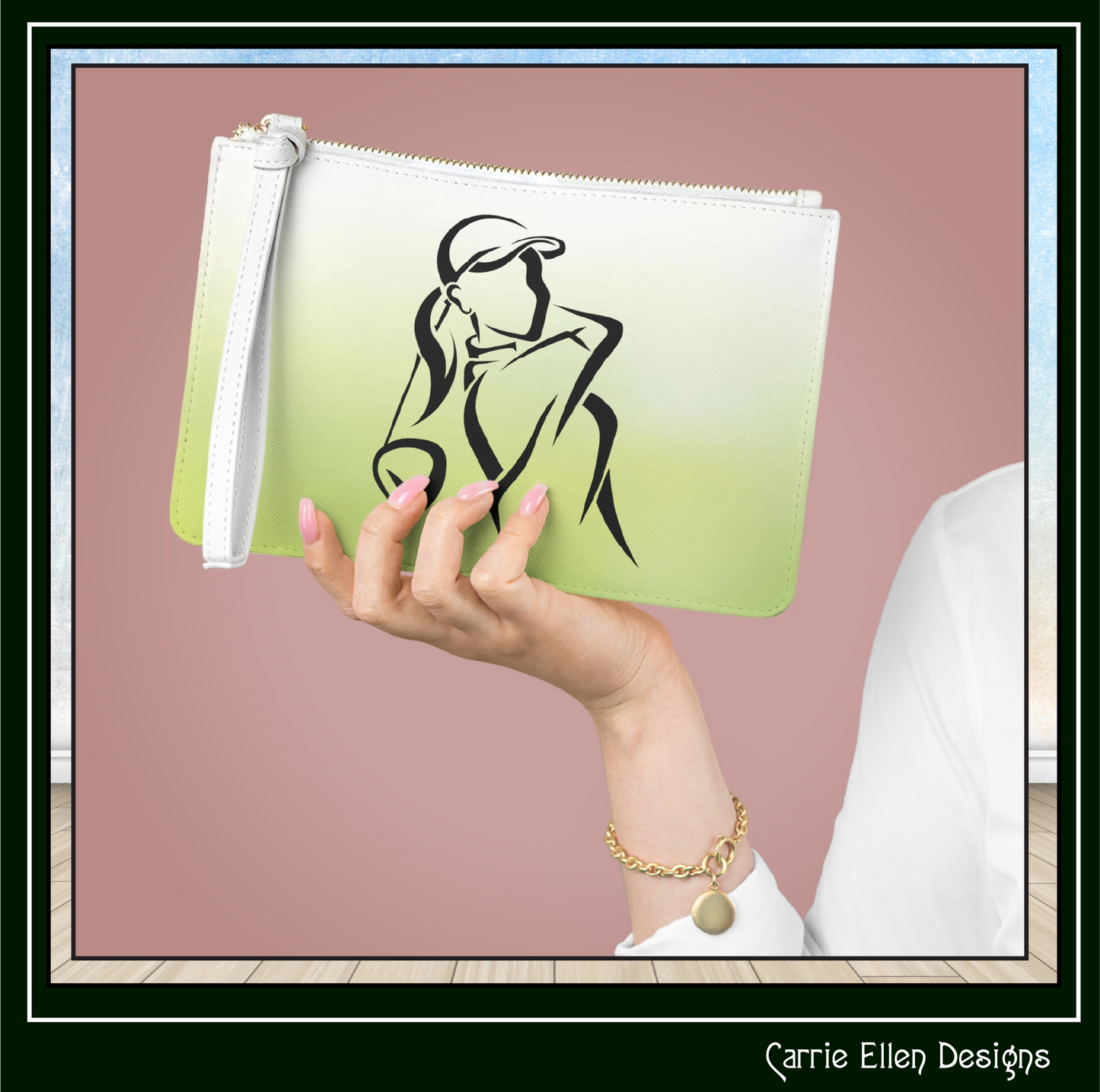 Lady Golfer Silhouette SVG | Female Golf Vector Art | Cricut & Silhouette Cutting File (4179)
