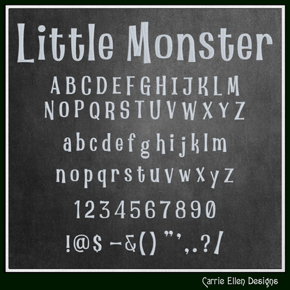 Little Monster Kids Serif Block BX Embroidery Font | Playful Children's Alphabet | Machine Embroidery Lettering Set (4184)