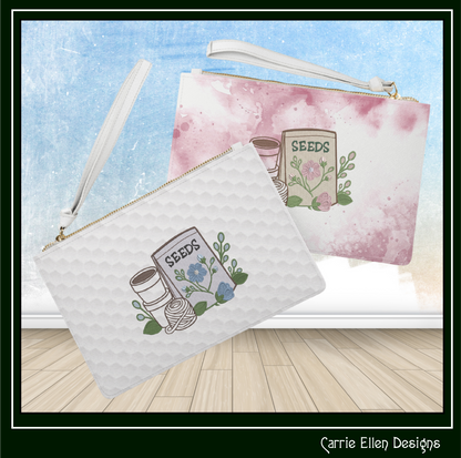 Floral Seed Packet Machine Embroidery Design | Garden Seeds Botanical Gardening Embroidery, 6 Sizes, (4188)