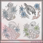 Floral Marine Animals Bundle machine embroidery designs featuring a seahorse, sea turtle, octopus, and jellyfish with botanical accents. Perfect for coastal décor, towels, quilts, apparel, and gifts.

Alt Text

Machine embroidery bundle featuring floral seahorse, sea turtle, octopus, and jellyfish outline designs with botanical accents.