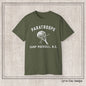 Camp Mackall Paratroops Short Sleeve T-Shirt – Vintage WWII Military Camp Design – Heavyweight 100% Cotton Tee (P-6032)
