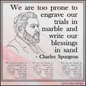 We Are Too Prone to Engrave Our Trials in Marble Charles Spurgeon Machine Embroidery Design, 6 Sizes (4395)