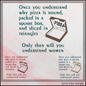 Understanding Women Pizza Machine Embroidery Design File - Funny Food Quote Pattern, 4 Sizes (4471)
