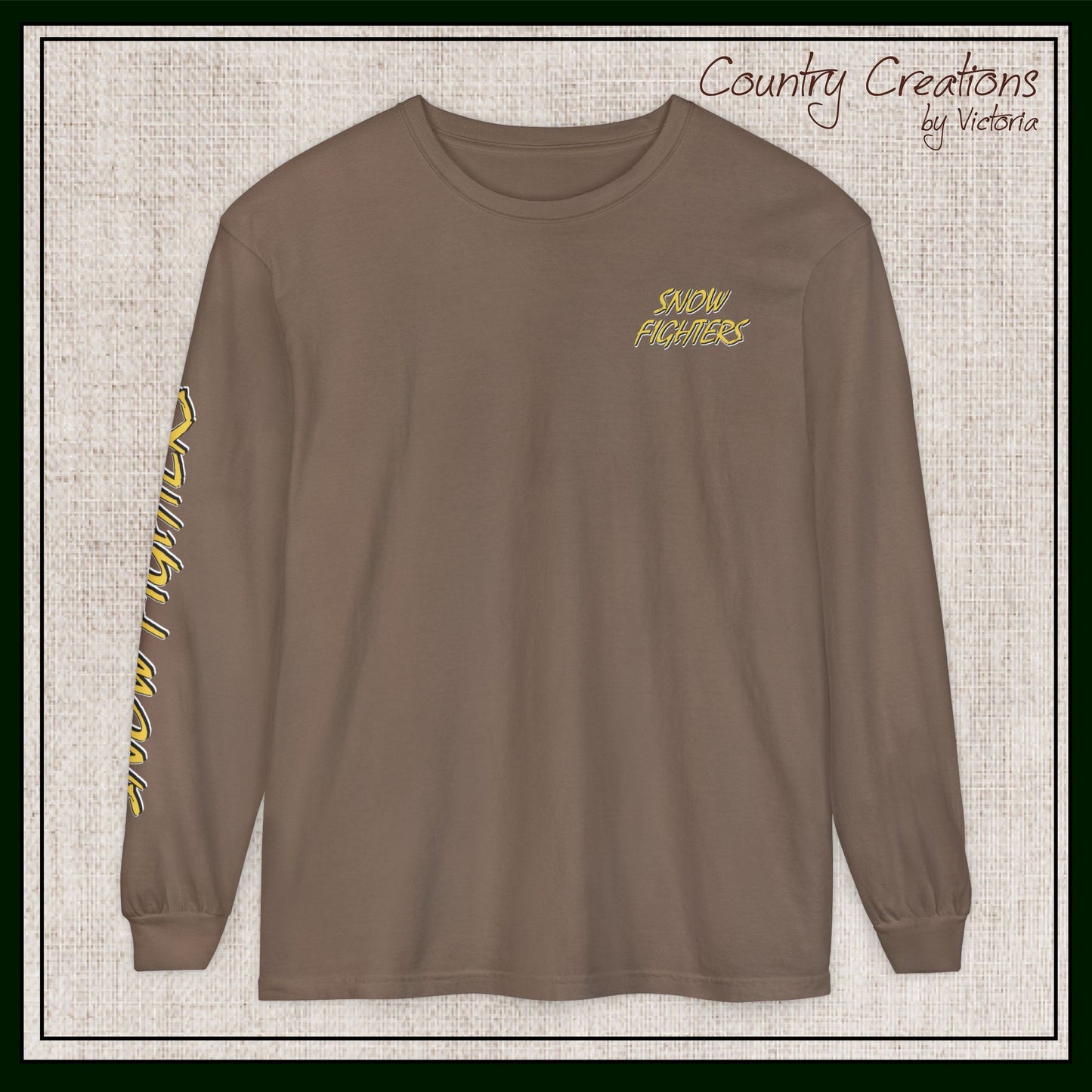 New York Snow Fighters Long Sleeve Comfort Colors® T-Shirt (3965)