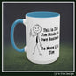 Funny Stick Figure "This is Jim" Accent Color Ceramic Mug | Snarky Humor Coffee Mug, Perfect for Home or Office Decor (P-6050)