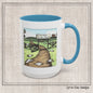Boneless Chicken Ranch Accent Coffee Mug | Farside Farm Chickens Printed Ceramic Mug, 11oz & 15oz | Multiple Color Options (P-6073)