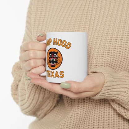 Camp Hood Tank Destroyer Battalion Ceramic Mug, Vintage WWII Military Camp Design – 11oz & 15oz Sizes (P-6036)